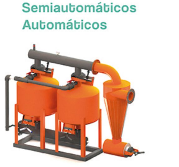 Cabezal de filtración fijo Wetland con tanques de grava y arena