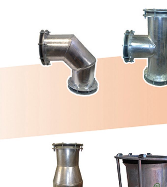 Conexiones Dresser Wetland para PVC y acero